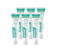 ELMEX - Pâte Dentifrice Elmex Sensitive Haleine Fraîche 0% Colorants - Dents Sensibles, Gencives Douloureuses, Protection de l'Email - 6 x 75 ml
