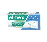ELMEX - Pâte Dentifrice Elmex Sensitive Haleine Fraîche 0 % Colorants - Dents Sensibles, Gencives Douloureuses, Protection de l'Email - 2 x 75 ml