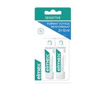 Elmex sensitive dentifrice format voyage lot de 2x12ml