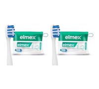 ELMEX - Sensitive Kit Dentifrice Voyage - Brosse à Dents Souple - Dentifrice Gencives Sensibles 12ml - Lot de 2