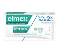 Elmex Sensitive Professional Dentifrice, Dentifrice Fluoré, Tube 75 Ml X 2 Dentifrice(S) 2x75 ml