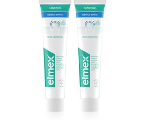 Elmex Sensitive Whitening dentifrice pour des dents naturellement blanches 2x75 ml