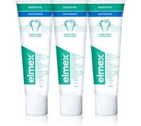 Elmex Sensitive Whitening Dentifrice Pour Des Dents Naturellement Blanches 3x75 Ml