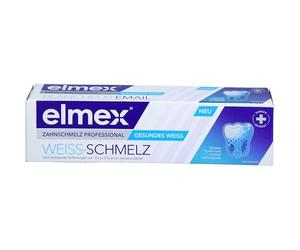 Elmex Zahnschmelz Professional Weiss-Schmelz Zahnpasta, 75 ml Dentifrice | Dentifrice pour le blanchiment des dents, élimine en douceur les décolorations profondes, convient également pour les dents