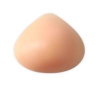 ELMIKA Mastectomie Prothèse de poitrine en silicone Triangle Bra Enhancer Insert Pad One Piece, beige, B+ Cup (300g/piece)