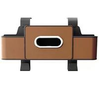 ELNas Boîte Rangement pour Dossier Siège Voiture pour Citroen C1 C2 C3 C4 C5 C5X C6 C8 DS3 DS4 DS5, Organiseur D'appui-Tête Siège Arrière Multifonct Siège Appuie-Tête,Brown