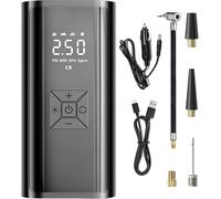 ELNas Gonfleur Pneu Portable pour Fiat Bravo 500 Freemont, Compresseur d'air Portable Intelligent Multifonction électrique Pompe à Air Voiture