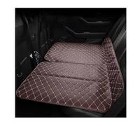 ELNas Matelas de Voiture Non Gonflable | Matelas Pliable Confortable pour Siège Arrière & Voyage | Matelas de Camping Portable, pour Renault Trafic I II III 1981-2019,Brown-128 * 80