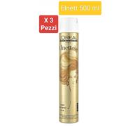 Elnett Lacca Spray Tenuta Forte Cheveux Or 500 ml - 3 Pièces
