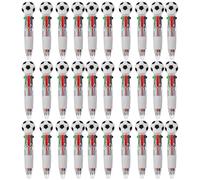 Elnwnnkc 1 lot de stylos à bille multicolores en forme de balle de sport pour écrire et prendre des notes