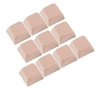 Elnwnnkc 10PCS PBT Keycaps Vierges Épais PBT Keycap pour Clavier Mécanique 1U XDA2 Profil Keycap Set Remplacement Multi Couleur Convient Joueurs et Programmeurs