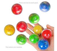 Elnwnnkc 10x Cubes De Jeu Puzzle Labyrinthe Taille Voyage Résolution Problèmes Espace Pensée Labyrinthes Jouet pour Divertissement Familial Éducation Jouet Labyrinthe Perles Éducatif pour Les