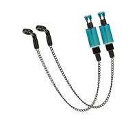 Elnwnnkc 2 pièces Alarme Sensible échangistes Carpe pêche échangistes bobines Cintre morsures indicateurs pêche Alarme chaîne Carpe