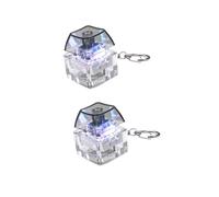 Elnwnnkc 2 pièces claviers Haute clarté Fidgets Jouet Comprenant des Porte-clés et Un Son mécanique pour soulager Le Stress à la Maison ou Bureau Keychains Fidgets