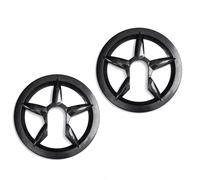 Elnwnnkc 2 pièces couvercles de Protection de Garde de pignon de vélo 5 Trous Garde de chaîne de vélo Protecteur de Roue de chaîne de vélo de Route Protecteur de Roue de chaîne de vélo