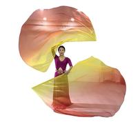 Elnwnnkc 2 pièces Demi-Cercle louange églises Drapeaux louange Danse culte Drapeaux avec Tige évolutive pour culte Danse Pratique Spectacles Accessoires