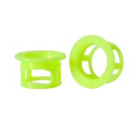 Elnwnnkc 2 pièces Noctilucent couvercles d ' extrémité de poignée de vélo poignées de vélo Bouchons d ' extrémité de Guidon Creux Accessoires de poignée de vélo Bouchon d ' Extension de Guidon