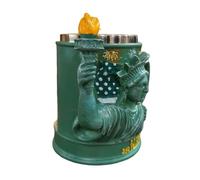 Elnwnnkc 250 ans de libertés Statue des Libertés Tasse à poignée de torche Tasse à café Insert en acier Verres patriotiques pour collectionneur Coupe culturelle américaine