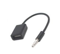 Elnwnnkc 3.5mm USB Converter Connection Cord Suitable for Vehicle Sound Music Playback Connecting Stereo Sources Car Stereo USB Connection