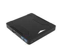 Elnwnnkc 4 in 1 External Disc Writer Disk Drive USB3.0 Fast Speed Reading and Burning for Laptop Computer PC Devices Disc Drive with Card Reader