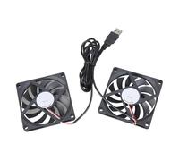 Elnwnnkc 95cm Cable Computer Cooling Systems Double 80mm Fans 5V Voltages Stable Performances for Electronics Cooling Fan for Networking Equipment