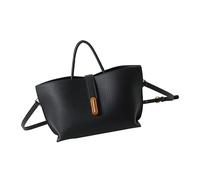 Elnwnnkc À bandoulière Styles coréens, à bandoulière de couleur unie, messagers en cuir PU, à main seau pour les déplacements des femmes