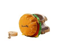 Elnwnnkc à pour Chien, entraînement en Plein air, Marche pour Animaux de Compagnie, Camping, randonnée, Essentiel Multifonctionnel, à Hamburger et Laisse pour Chien, Ensemble Gilet et Laisse