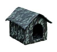 Elnwnnkc Abri multifonction pour chats et chiens, imperméable, isolé, facile à nettoyer, léger, lit portable pour chien