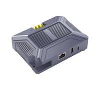 Elnwnnkc Adaptateur d ' Alimentation 12 V pour systèmes d ' antennes Satellite Sortie 200 W Boîtier ABS Large tolérance de température Utilisation Climatique extrême Convertisseur Plug and Play