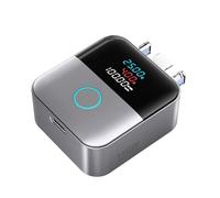 Elnwnnkc Adaptateur de déconnexion d ' Alimentation de Type C 140 W avec Affichage numérique, séparateur de Lecture Compact pour Utilisation Bureau, en Voyage et Chevet