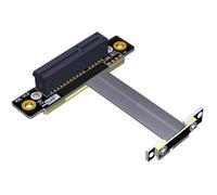 Elnwnnkc Adaptateur PCIExpress 4 vers 1 x PCIE 4 vers 1 x câble d'extension facile d'installation pour les mises à niveau Extension PCIe flexible
