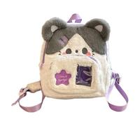 Elnwnnkc Adorable sac à dos pour enfants avec motif chiot doux et ergonomique pour l'école ou les voyages, violet