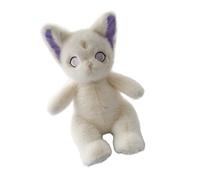 Elnwnnkc Adorkable Sweet Kitten Doll Stuffed Toy Hugging Doll Cotton Filled Loneliness Comfort for Girl Toddler Kid Room White Plush Stuffed