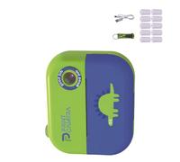 Elnwnnkc Appareil Photo Rechargeable pour Double Objectif Impression Immédiate 16G Construit en Mémoire Contre Les Chutes Substance ABS Réitération MP3 Longue Durée De De La Batterie Imprimante