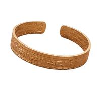 Elnwnnkc Authentique breloque bouddhiste tibétaine soutra fabriquée à la main en cuivre avec six mantras réglables pour la protection spirituelle bouddhiste, taille unique, Comme décrit