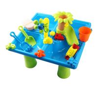 Elnwnnkc Beach Play L'ensemble De Jeu Et d'eau pour Encourage La Créativité Le Travail 'équipe pour Les Collection Jouets Plage Table 'Eau Pliable Portable