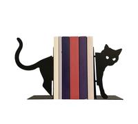 Elnwnnkc Bibliothèque d ' intérieur créative pour Chat, décoration de Maison Pratique avec Fonction de Rangement de Livres, de Livre Tendance pour Amoureux des Chats, étagère en métal