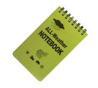 Elnwnnkc Bloc-notes de poche toutes saisons - Petits blocs-notes à spirales - Pages lignées - Pour l'extérieur - Papier imperméable