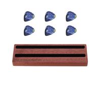 Elnwnnkc Boîte de rangement multifonction en bois pour médiators de guitare - Support de présentation pour les amateurs de musique