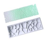 Elnwnnkc Boîtier de Clavier GH60 avec Coque Transparente, Green | Couche de de diffusion, affichage du projet Holy 60, détails des accessoires de rafraîchissement