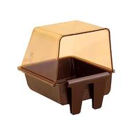 Elnwnnkc Bol de Bain à Oiseaux Suspendu, pour perroquets, boîte de, Accessoire de Cage pour Petits Oiseaux, Perroquet calopsitte, inséparables, pour Grand Oiseau avec