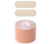 Elnwnnkc Boobytapes Kit de bandes adhésives pour gros soutiens-gorge mamelons avec pétales et cache-seins, WW., XX