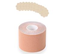 Elnwnnkc Boobytapes Kit de bandes adhésives pour gros soutiens-gorge mamelons avec pétales et cache-seins, b, 7.5cm