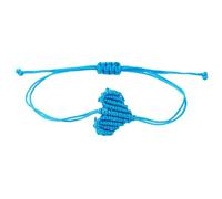 Elnwnnkc Bracelets de couple faits à la main inspirés du cordon tressé avec breloque en forme de cœur, doux et convivial, bijoux assortis pour couple, One Size, Comme décrit