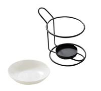 Elnwnnkc Brûleurs De Cire Et D'huiles Essentielles À Double Usage Bougie Chauffe-Plat en Céramique pour Diffuseur Parfums 'intérieur Décoration Cire 'Huile Essentielle