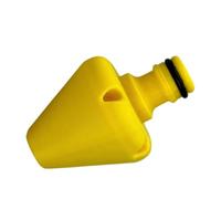 Elnwnnkc Buse de vidange de rinçage à l ' Eau, Fixation Rapide du Tuyau avec Corps Conique et Ports d ' Eau latéraux pour Utilisation de tuyaux de et de gouttières