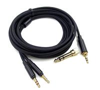 Elnwnnkc Câble de casque pour Beyer 2ème / 3ème rallonge d ' écouteurs avec double prise 3, 5 mm, fil de maintenance, extension de casque de remplacement