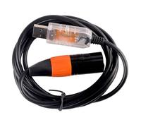 Elnwnnkc Câble de Commande USB DMX512, Adaptateur de convertisseur série RS485 à 3 Broches pour éclairage de scène, 1.80m 1.0m 3.0m, éclairage d ' Exposition et d ' événements