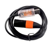 Elnwnnkc Câble de Commande USB DMX512, Adaptateur de convertisseur série RS485 à 3 Broches pour éclairage de scène, 1.80m 1.0m 3.0m, éclairage d ' Exposition et d ' événements