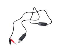 Elnwnnkc Câble de conversion de tension à pince USB 5 V à 9 V pour microphones et télécommandes Cordon de commande flexible Câble à pince
